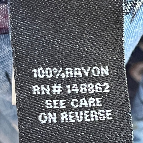 Torrid Dress Women 14 Blue Midi Floral Pullover Flowy Boho Western Summer Retro - Picture 10 of 15